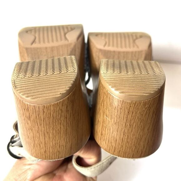 Dansko casual heel sandals mocha leather Womens EU 36 US 5.5 Sling Back Open Toe - Picture 9 of 12